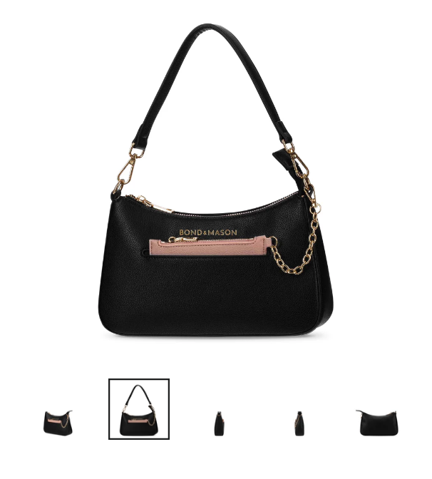 "Bond and Mason handbags – Structured satchel"