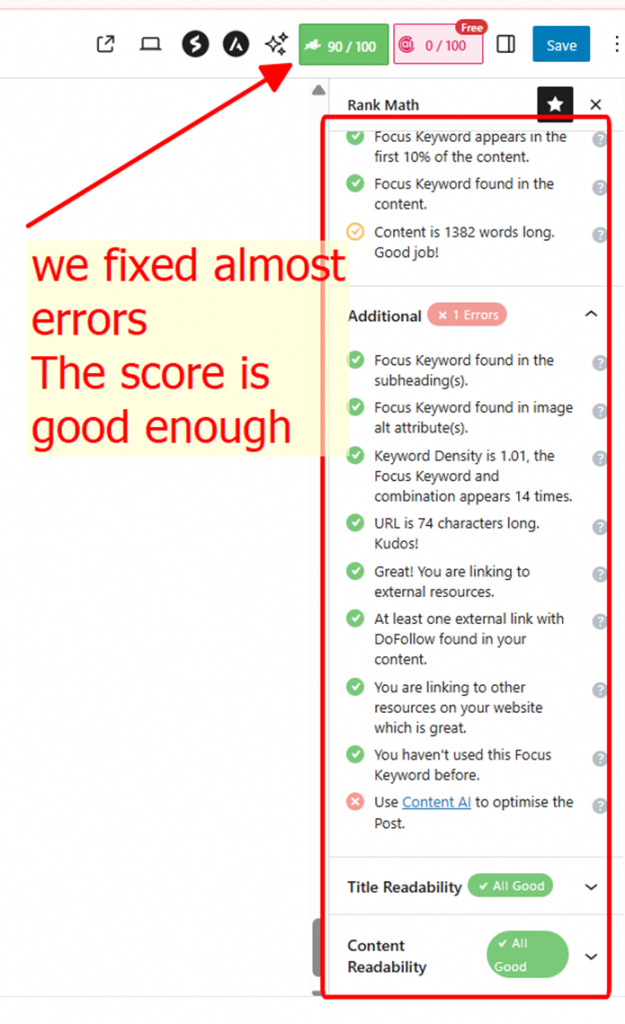"optimize blog for SEO manually"