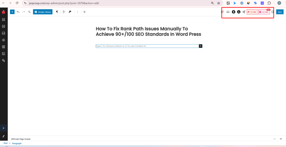 "Optimize Blog for SEO Manually"