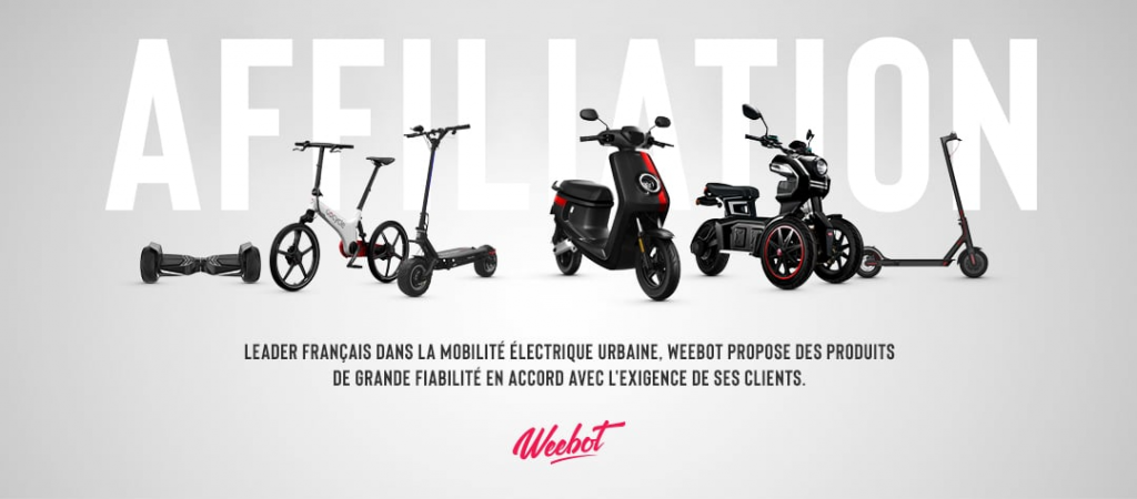 "Trottinettes Électriques WeeBot"