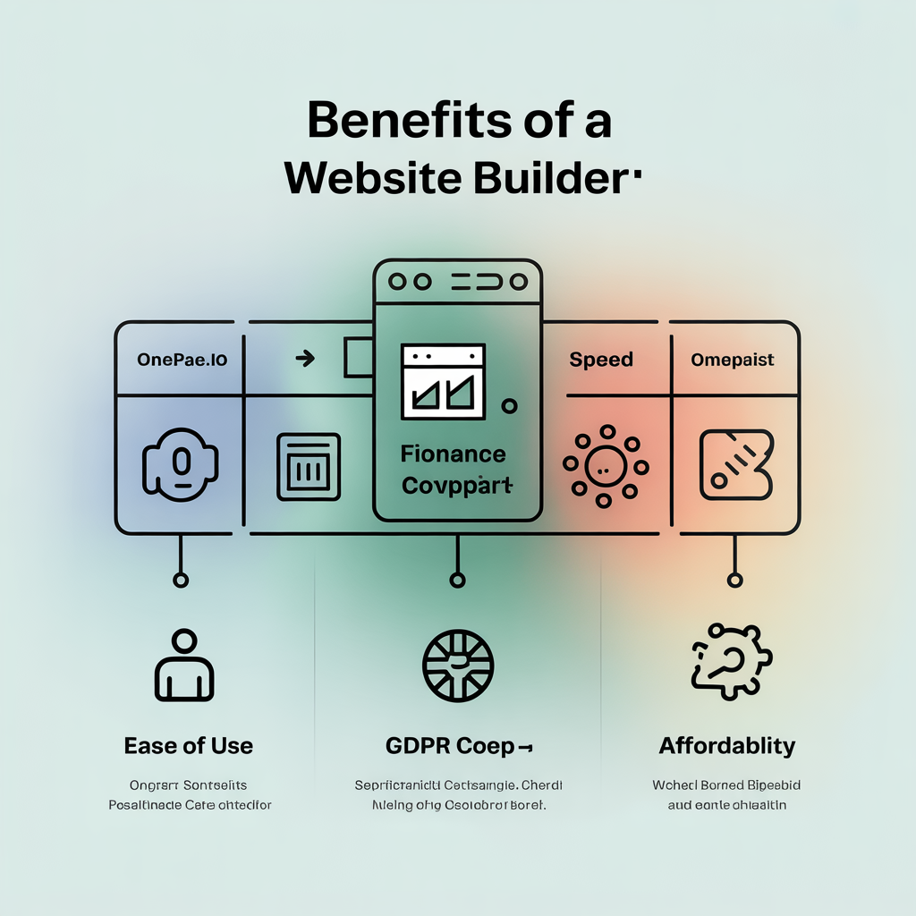 "Landingpage erstellen: Benefits Infographic"