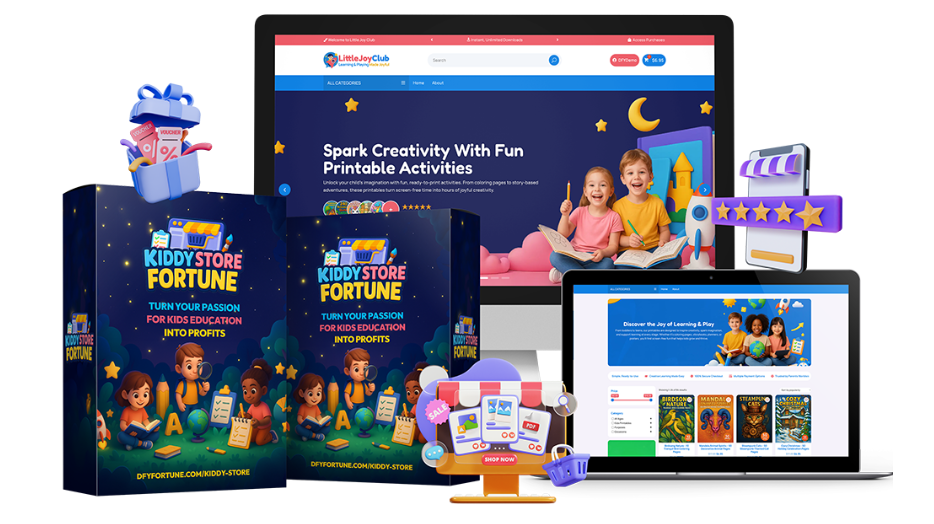 Done-for-You Kids Printable Store 3 Shocking Truth Revealed